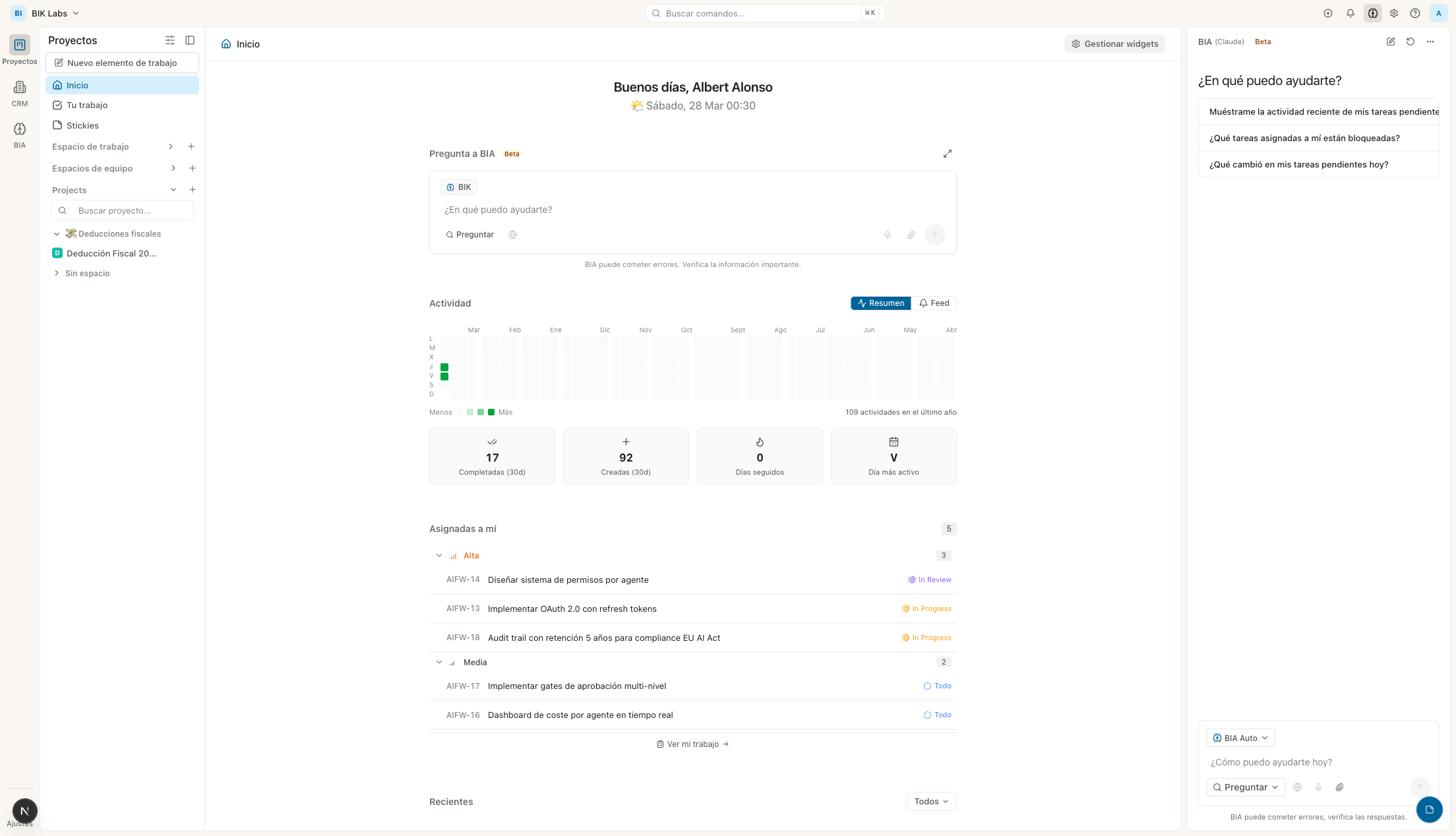 Acciones, no solo respuestas