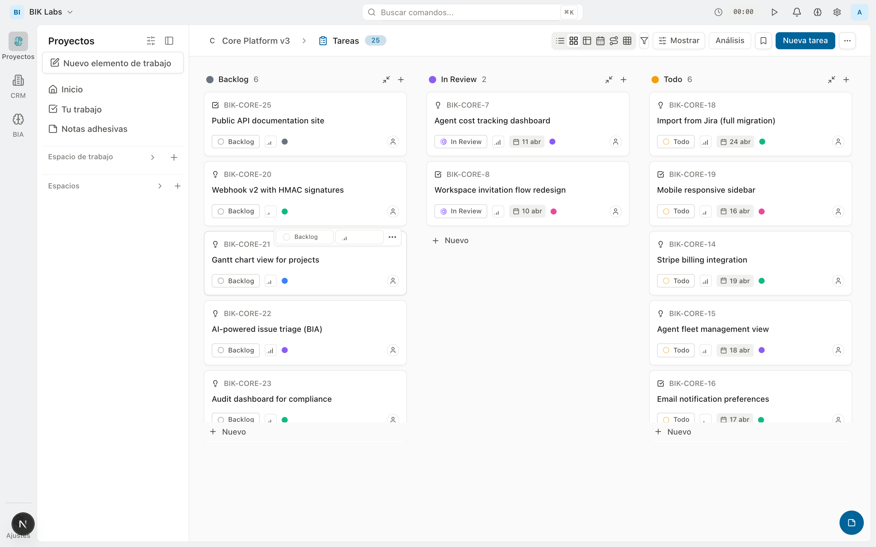 Every view your team needs