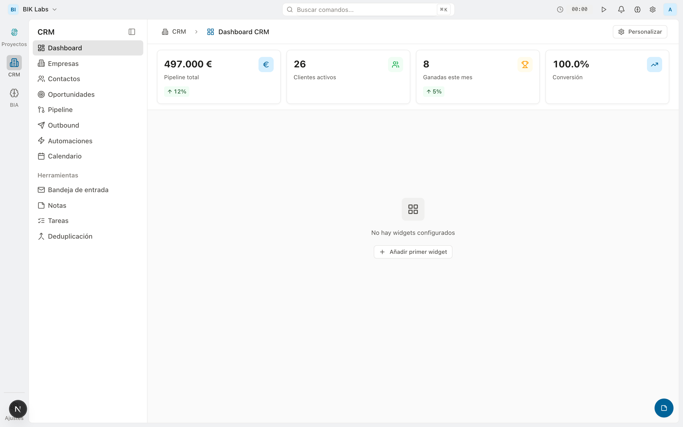 CRM and delivery in one place