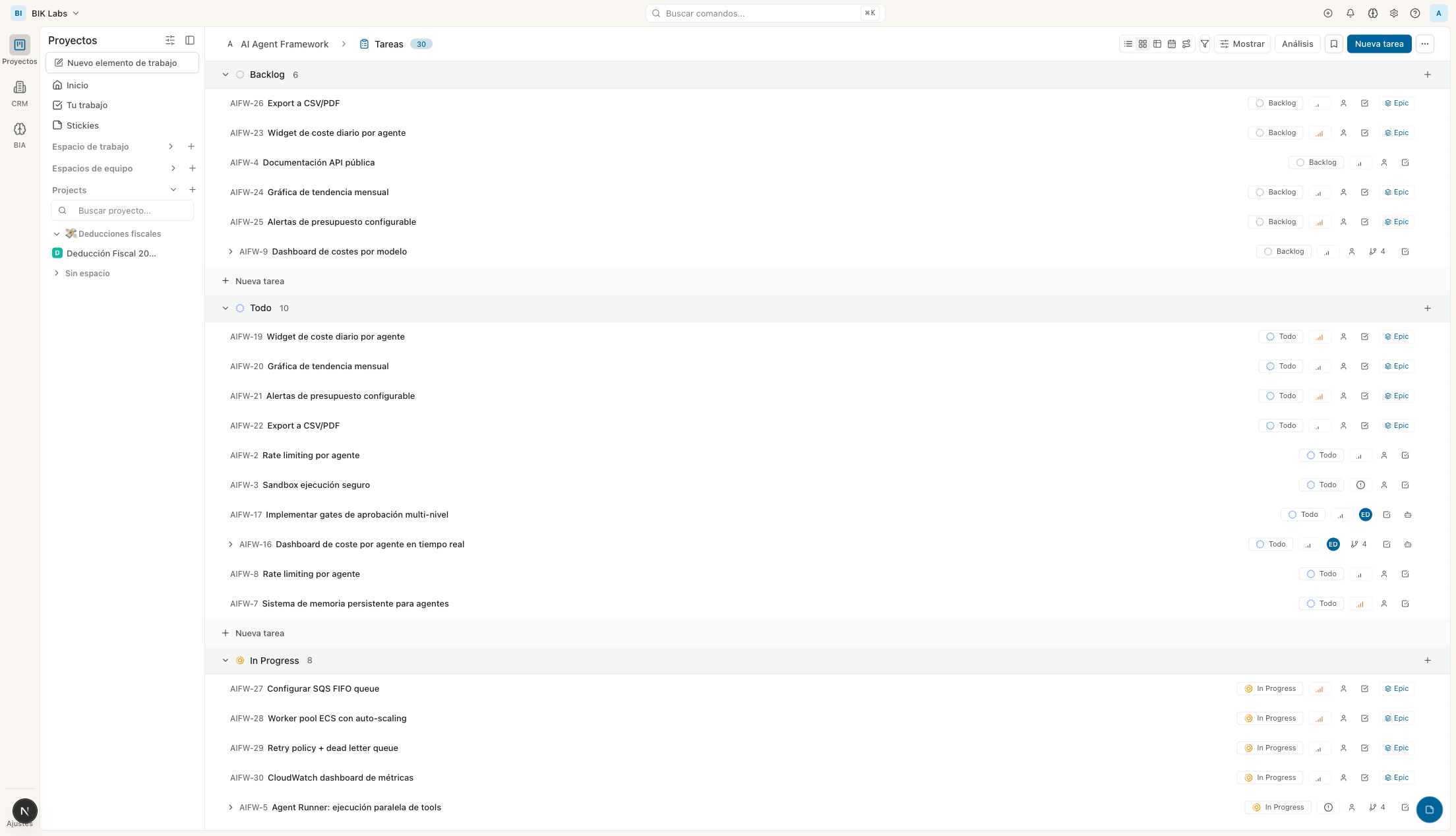Filtros que se guardan y se comparten