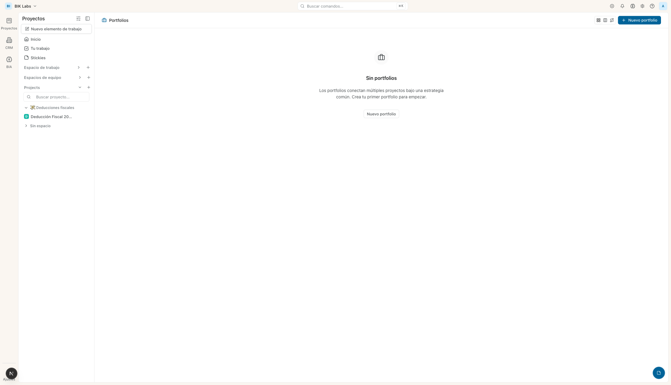Gantt cross-proyecto