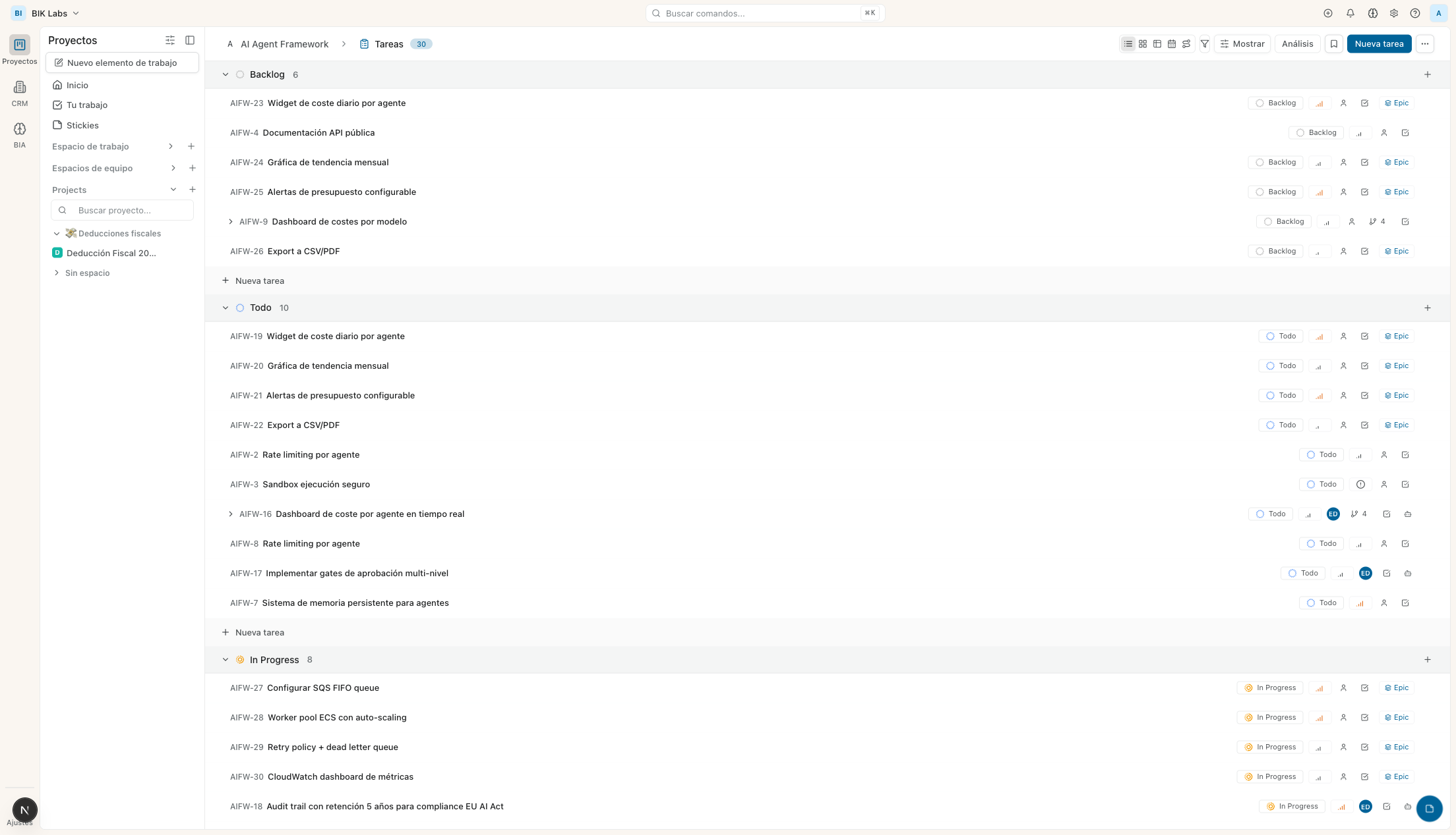 Tipos que reflejan tu trabajo real